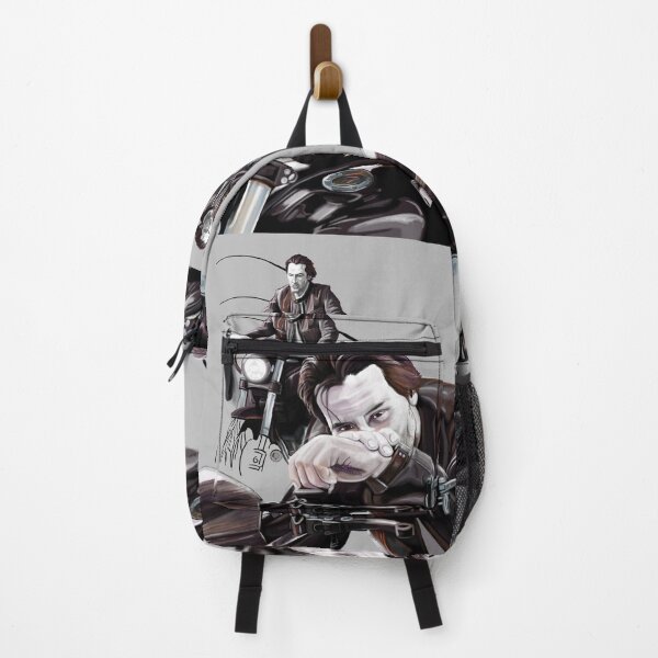 Item preview, Keanu Reeves Biker painting designed and sold by AK-Hevonen.
