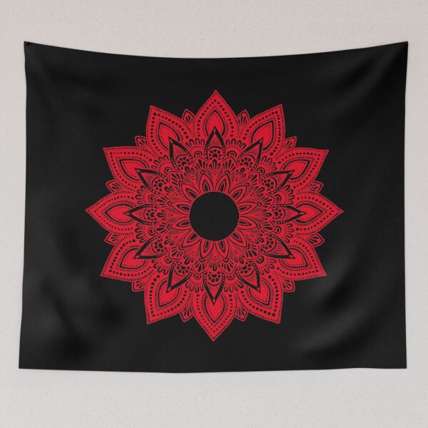 Item preview, Mandala (red) designed and sold by Calen  Picard-Carroll.