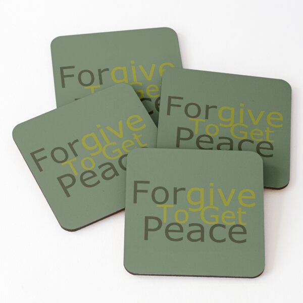 Item preview, Forgive to get peace, for peace, give to get - green  designed and sold by BASTOFE.