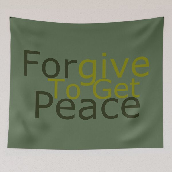 Item preview, Forgive to get peace, for peace, give to get - green  designed and sold by BASTOFE.
