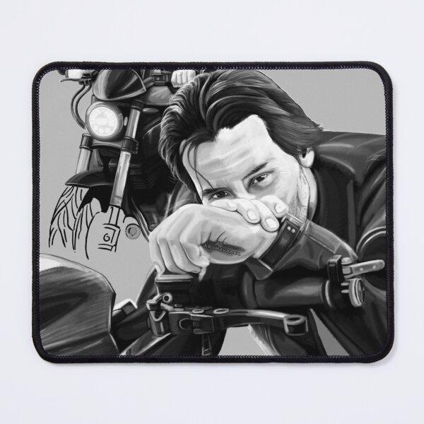 Item preview, Keanu Reeves Biker painting designed and sold by AK-Hevonen.