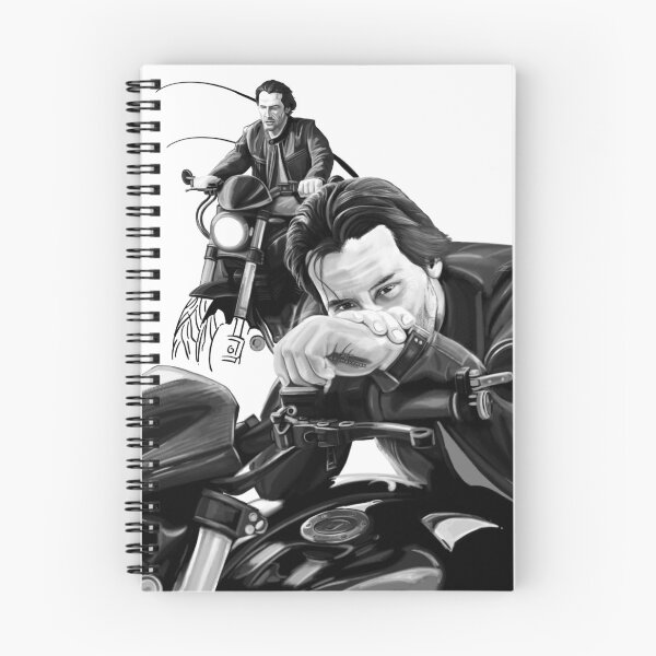 Item preview, Keanu Reeves Biker painting designed and sold by AK-Hevonen.