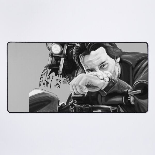 Item preview, Keanu Reeves Biker painting designed and sold by AK-Hevonen.