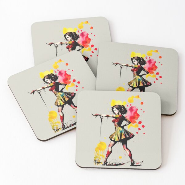 Item preview, Zombie A Go Go Zombie Retro Pin Up Girl designed and sold by artbybrado.
