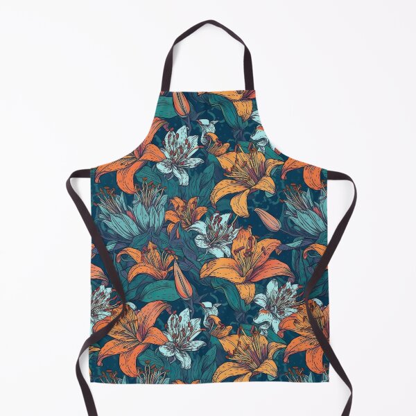 Item preview, Lilies pattern endless designed and sold by PoppinArtFox.