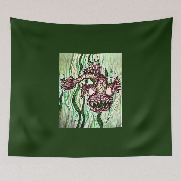Item preview, Angler fish 1 designed and sold by Doodle Mind Journeys.