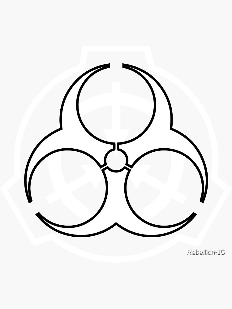 SCP Foundation symbol Sticker for Sale by Rebellion-10