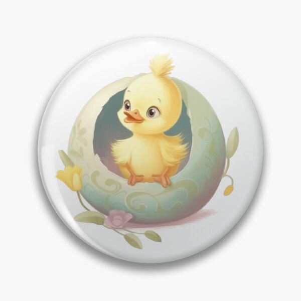 Item preview, Yellow Duck Hatching From Magic Egg designed and sold by PendyDesigns.