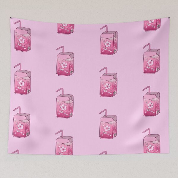 Item preview, Aesthetic Pink Sakura Flower Drink designed and sold by GraphicsByGabby.