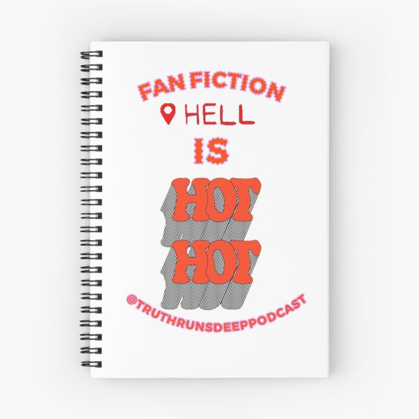 Artikelvorschau, Die Fanfic-Hölle ist heiß entworfen und verkauft von trdpodcast.