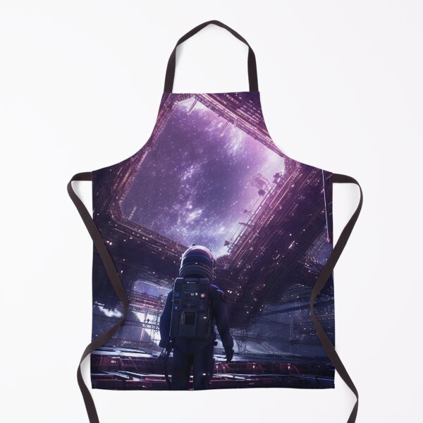 Item preview, Lost in the Unknown Space: Astronaut Standing in Space Station designed and sold by CreationP.