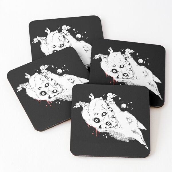 Item preview, Wolf And Anatomical Heart Drawing designed and sold by cellsdividing.