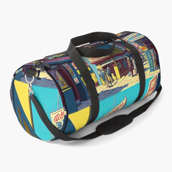 Item preview, The Neon Bazaar: A Futuristic Cityscape Alive with Motion designed and sold by ZGigerBarker.