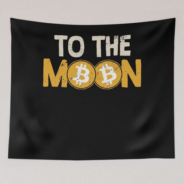 Item preview, To The Moon Bitcoin Symbols Crypto designed and sold by 14thFloor.