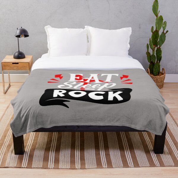 Aperçu de l'œuvre Eat Sleep Rock créée et vendue par Nickyvb.