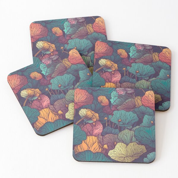 Item preview, leaves pattern endless designed and sold by PoppinArtFox.