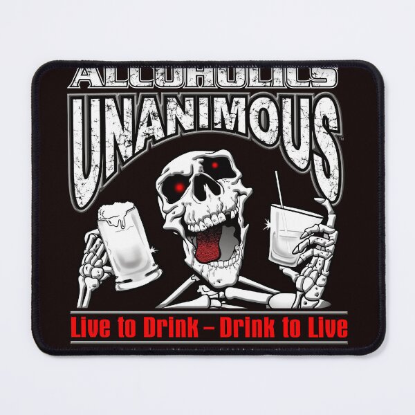 Item preview, Alcoholics Unanimous designed and sold by MadArtistShirts.