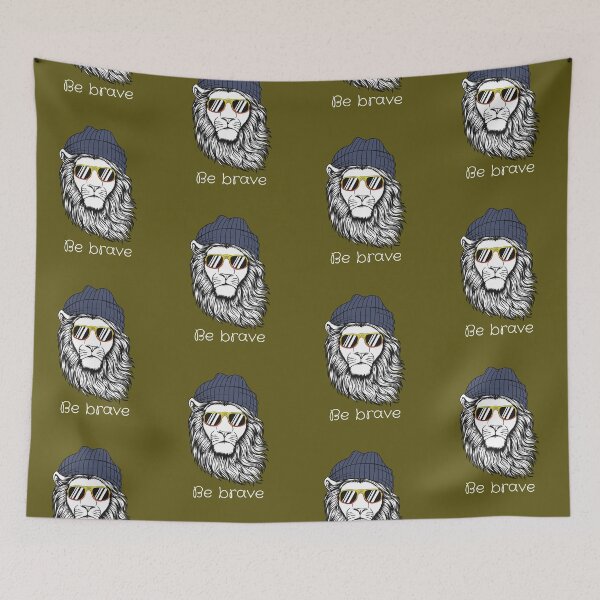 Item preview, Brave Leo designed and sold by LibrosBOOKtique.