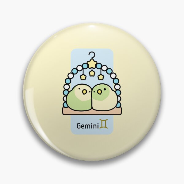 Item preview, Chubby Bird Zodiac Gemini designed and sold by birdhism.