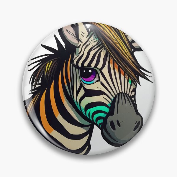 Item preview, Rainbow Zebra Pop Art Zebra designed and sold by Art.Fusion.Studio.