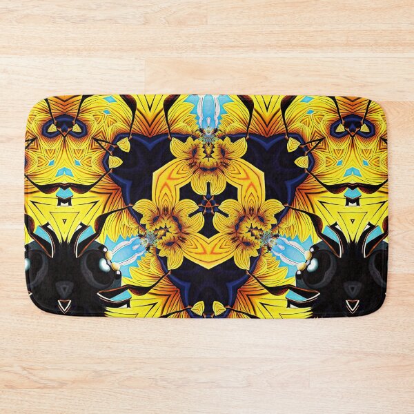 Item preview,  *Funny Abstract Bee On A Sunflower Summer Blue Sky Painting* designed and sold by Ralek.
