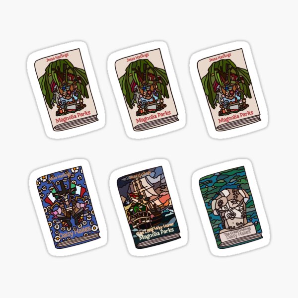 Magnolia Parks books Sticker