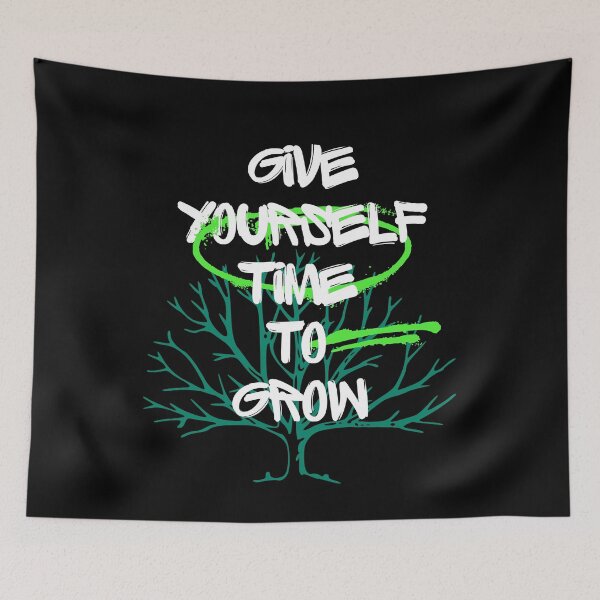 Aperçu de l'œuvre Give Yourself Time To Grow - The Power of Patience: Why You Need to Give Yourself Time to Grow créée et vendue par Chromatic-Art.