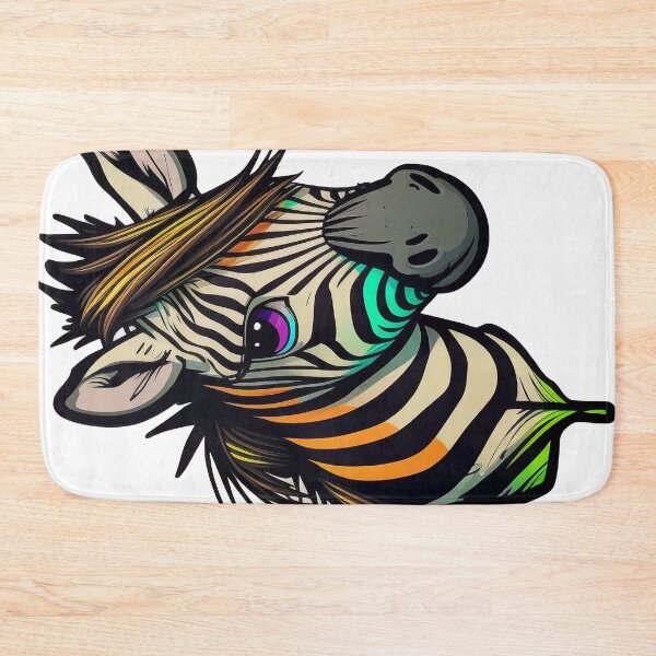 Artikelvorschau, Regenbogen-Zebra-Pop-Art-Zebra entworfen und verkauft von Art.Fusion.Studio.