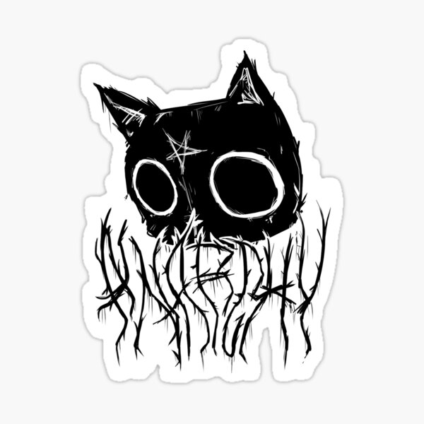 Black Cat Sticker – Someeya