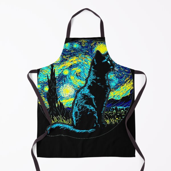 Item preview, Van Gogh Cat Starry Night Van Gogh Cat Lovers designed and sold by Vangoholic.
