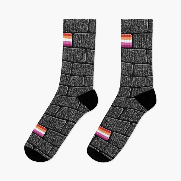 Item preview, Lesbian Flag Big Brick in the Wall designed and sold by TheirChoice.