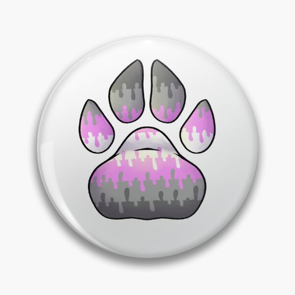 Item preview, Demigirl Pawprint designed and sold by JayBlackArt.