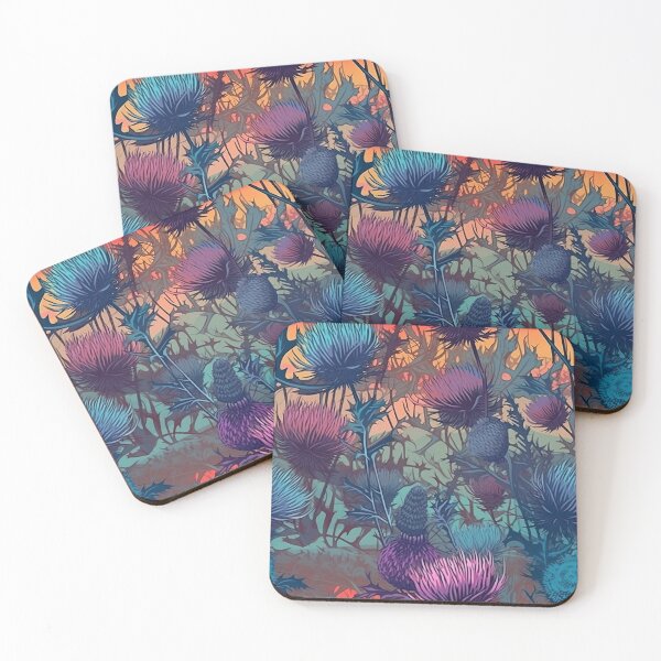 Item preview, Thistle pattern endless designed and sold by PoppinArtFox.