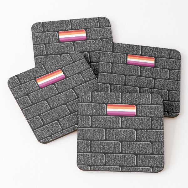 Item preview, Lesbian Flag Big Brick in the Wall designed and sold by TheirChoice.