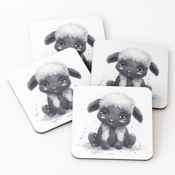 Item preview, Sad black lamb designed and sold by PendyDesigns.