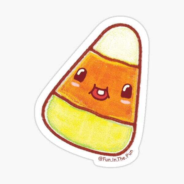 Kernel - the candy corn. Sticker