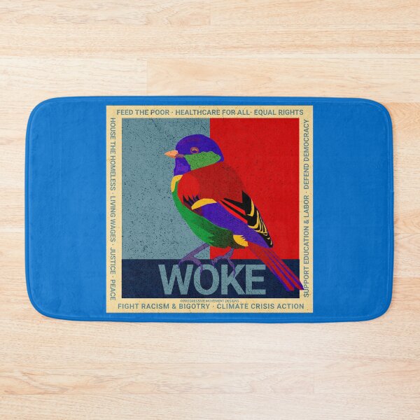 Item preview, PMD00825 Progressive Movement Designs Woke Birdie Bird Progressive design shows you are woke and support progressive policy goals for Democrats Independents and Bernie Sanders supporters designed and sold by ProgressiveLeft.