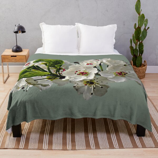 Item preview, Flowering White Pear Blossoms designed and sold by Susan Savad.