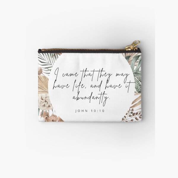 Item preview, Bible Scripture Art John 10:10 designed and sold by nancybernard.