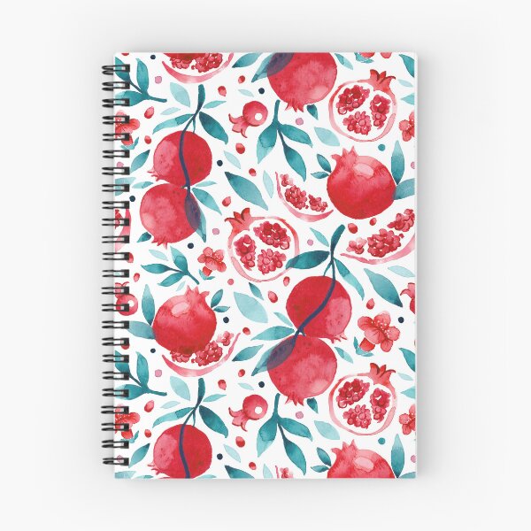 Item preview, Sweet Pomegranates Pattern - Red & Blue designed and sold by sophialandon.