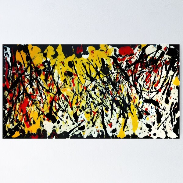 Item preview, Unraveled Visions - Jackson Pollock Inspired designed and sold by aesthetic-gifts.