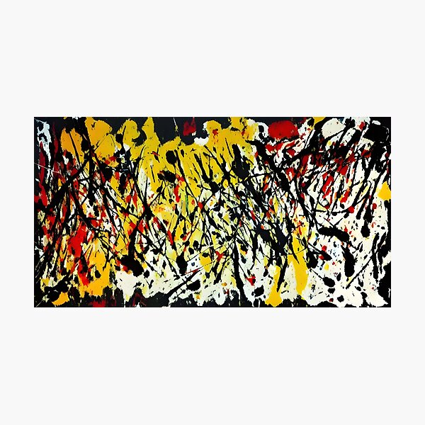 Item preview, Unraveled Visions - Jackson Pollock Inspired designed and sold by aesthetic-gifts.