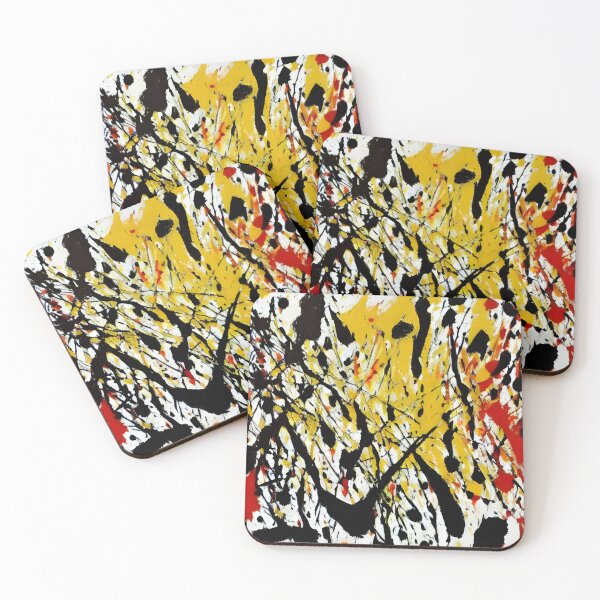 Item preview, Spontaneous Brilliance - Jackson Pollock Inspired designed and sold by aesthetic-gifts.