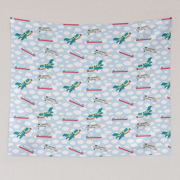 Item preview, Fly High with Cartoon Planes: A Playful and Colorful Pattern designed and sold by Timothy Redman.