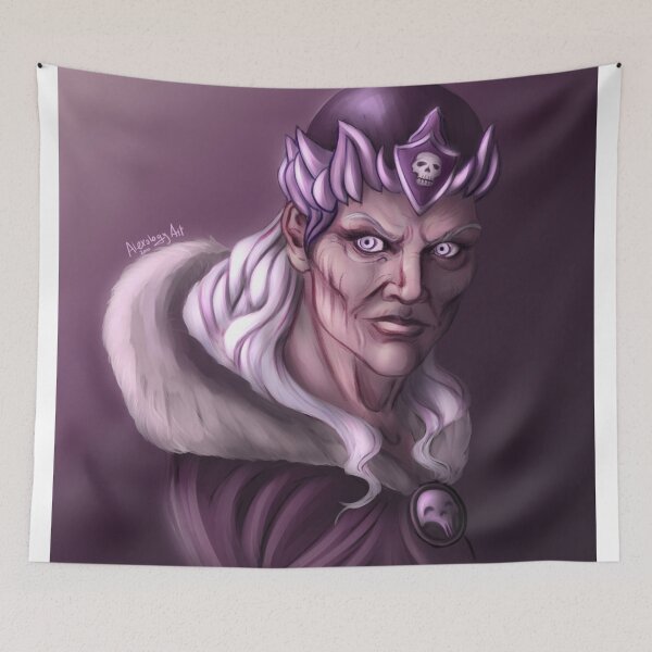 Item preview, Old Evelyn portrait digital art and stickers designed and sold by Alexology.