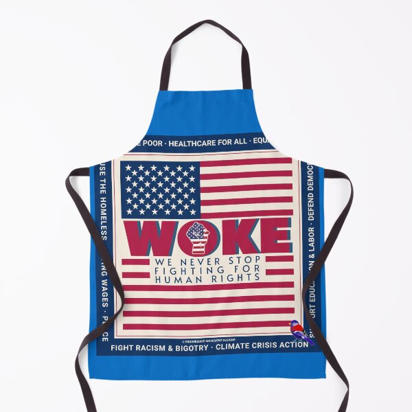 Item preview, PMD00826 Progressive Movement Designs Woke USA American flag patriotic design shows you are woke and support progressive policy goals for Democrats Independents and Bernie Sanders supporters designed and sold by ProgressiveLeft.