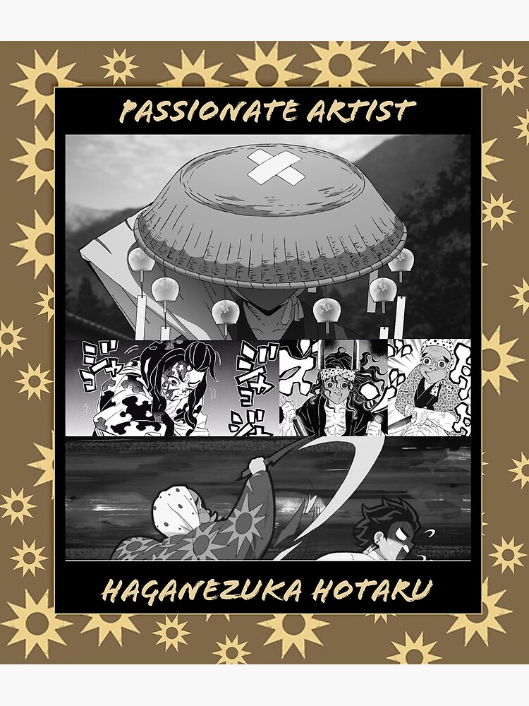 Demon Haganezuka Hotaru' Poster, picture, metal print, paint by HA