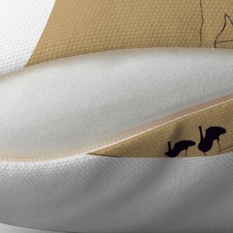 Alternate view of touch Throw Pillow
