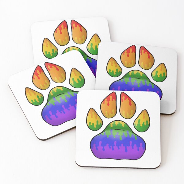 Item preview, Rainbow Pawprint designed and sold by JayBlackArt.