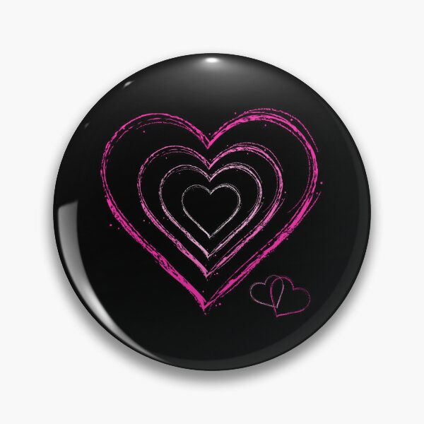 Item preview, pink sketchy heart designed and sold by frog-liege.